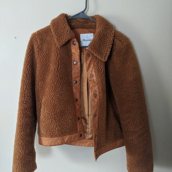 SOLD Madewell Portland Sherpa Jacket - Picture 2 of 5